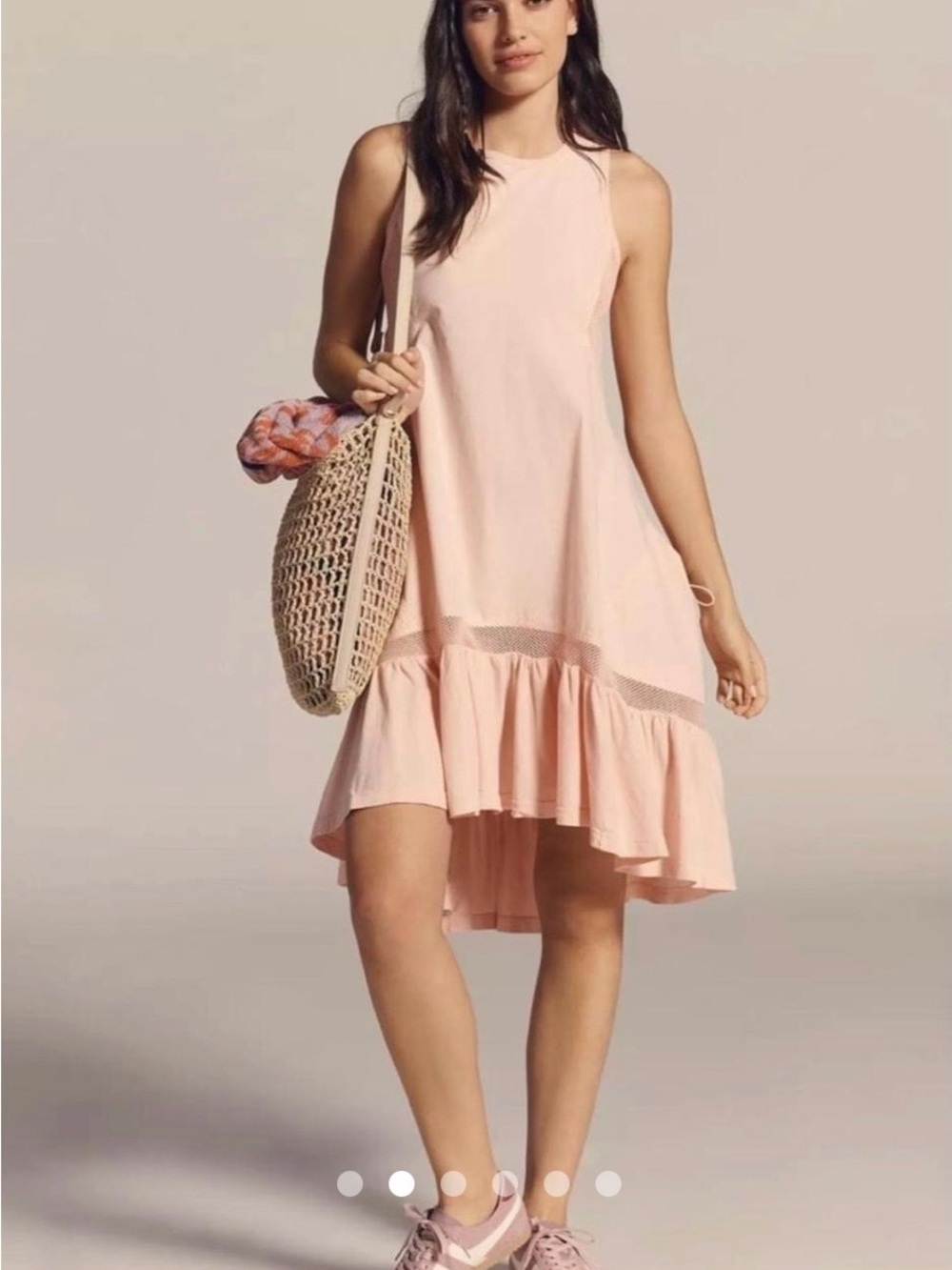 NWT Daily Practice by Anthropologie Hill Up Midi Dress Size Small